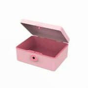 Biometric Fingerprint Safe Box Mini Safe Money Cash Jewelry Security Storage Box Household File Secret Hidden Safe Cosmetic Box