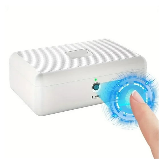 Biometric Fingerprint Safe Home Cash Jewelry Safe Storage Box File Confidentiality Hidden Safe Cosmetic Box
