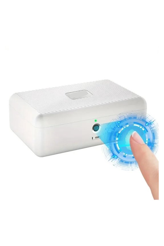 Biometric Fingerprint Safe Home Cash Jewelry Safe Storage Box File Confidentiality Hidden Safe Cosmetic Box