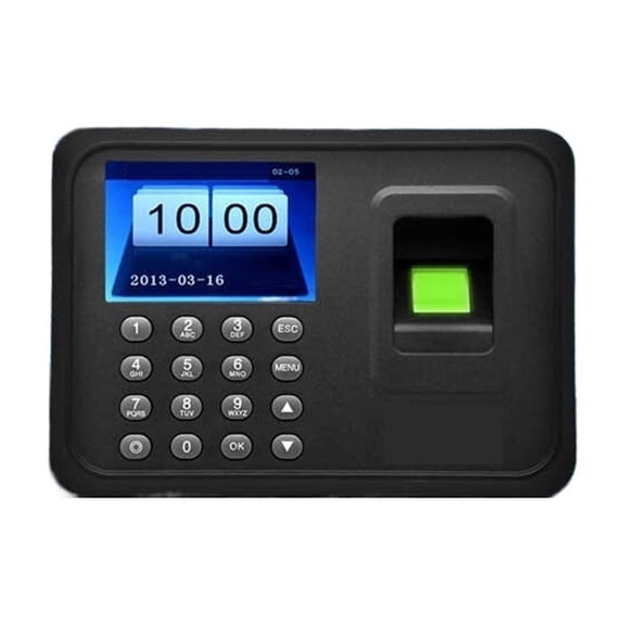 Biometric Fingerprint Time Attendance Clock Recorder Employee Digital Electronic English Portuguese Voice Reader Machine - Efficient Management