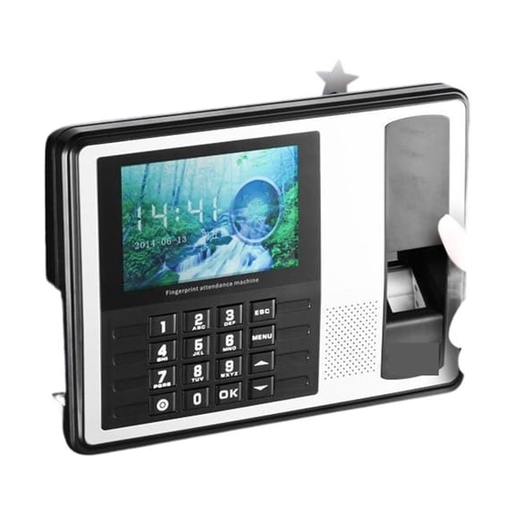 Biometric Fingerprint Time Clock Recorder Attendance TCP IP Electronic Punch Card ID Reader System Machine Employee - Efficient Management