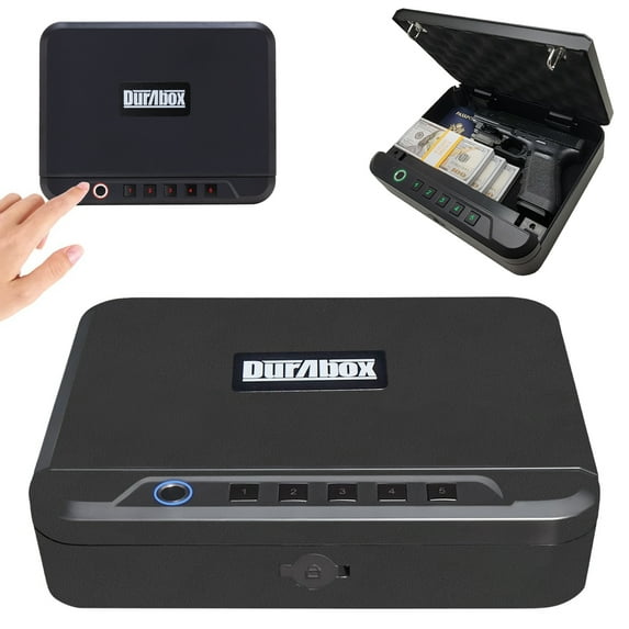 DuraBox Biometric Fire-Resistant in Aluminum Alloy Gun Safe