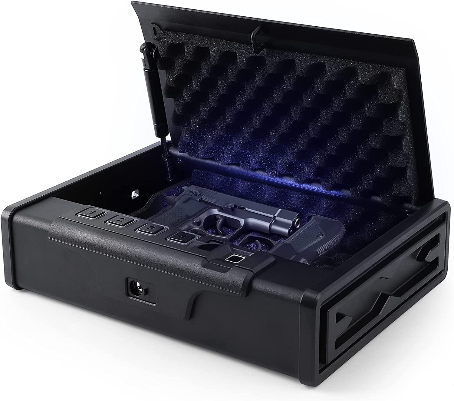 Biometric Gun Safes, Quick Access Gun Lock Box with Fingerprint