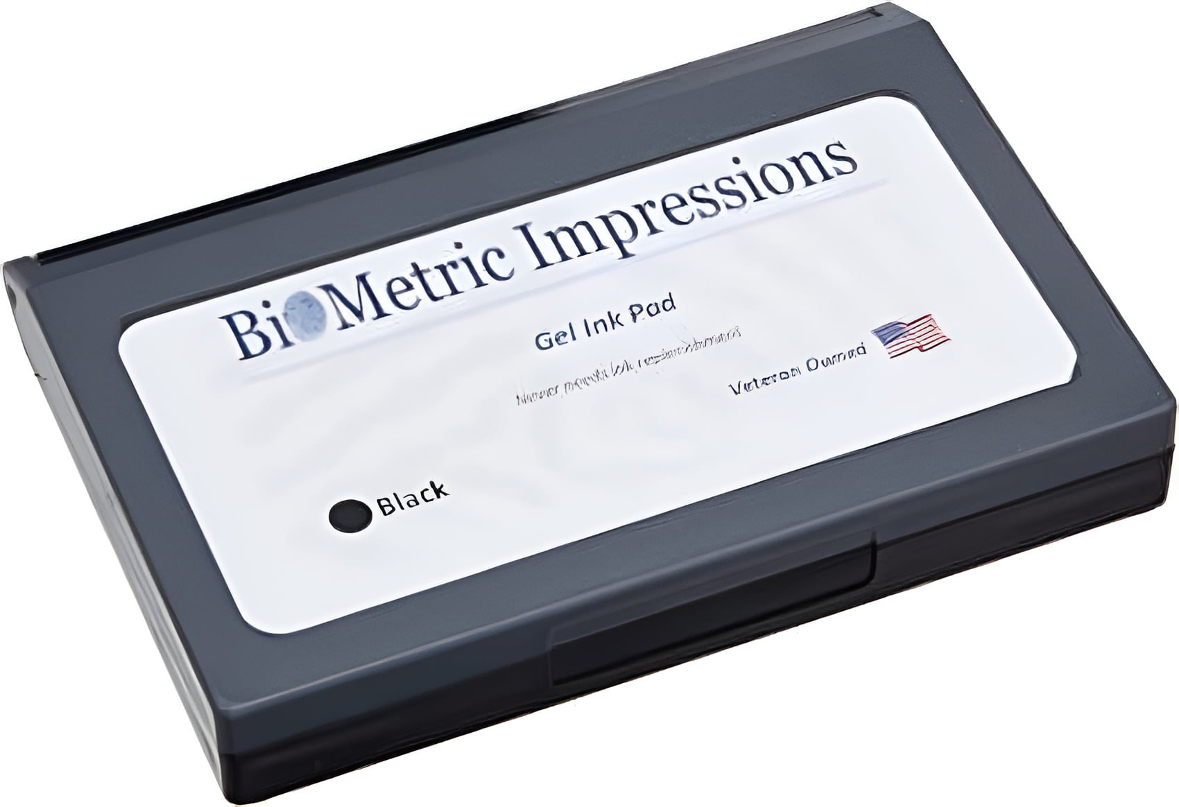 Biometric Impressions Professional Black Ink Pad for Police Finger Scan ...