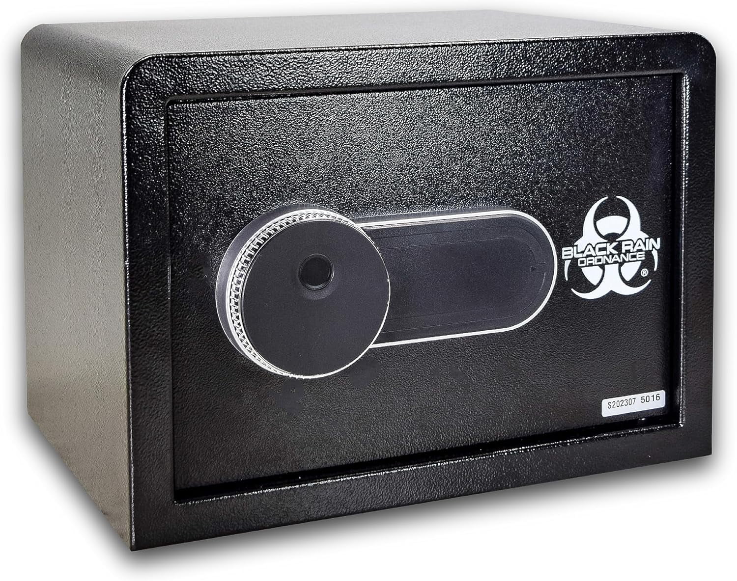Biometric Security Safe w/Key & Fingerprint Access (Black)