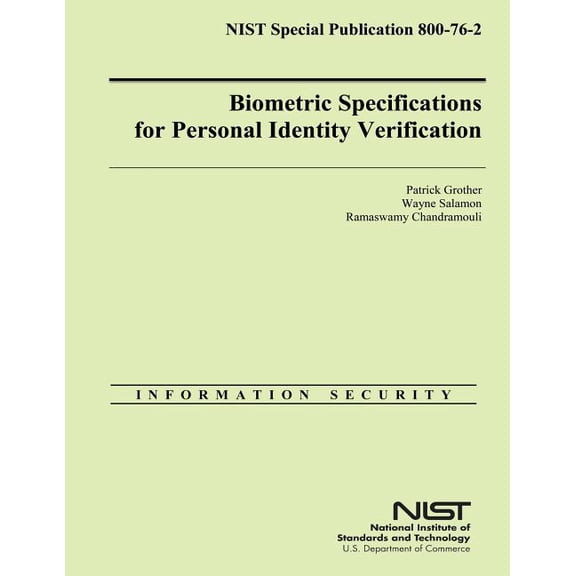 Biometric Specifications for Personal Identity Verification