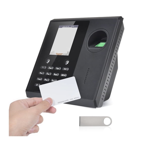Biometric Time Clock Attendance Machine For Employees Support 3000pcs Fingerprint/1000pcs Password/1000pcs ID Card/500pcs