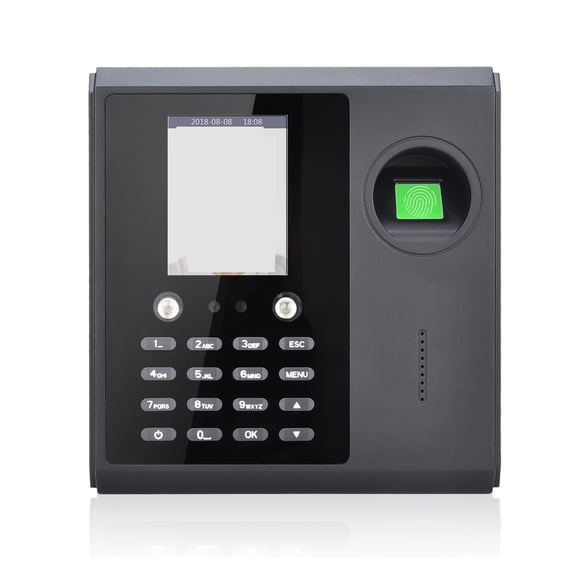Biometric Time Clock Attendance Machine for Employees Support 3000pcs Fingerprint/1000pcs Password/1000pcs ID Card/500pcs