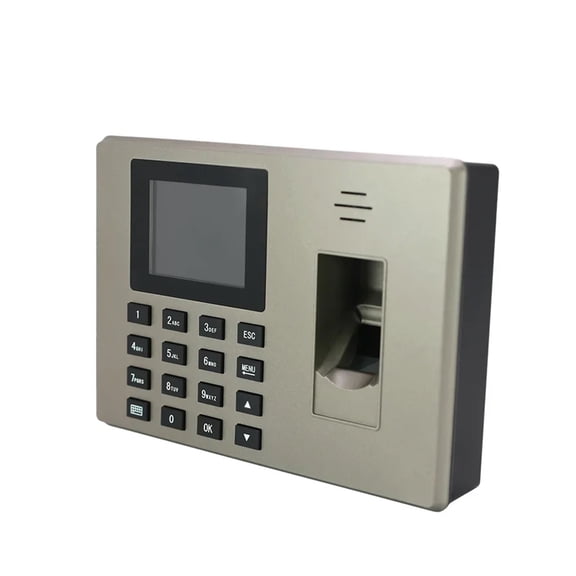 Biometric fingerprint punch usb time clock office attendance system recorder timing employee machine multi-language -gold