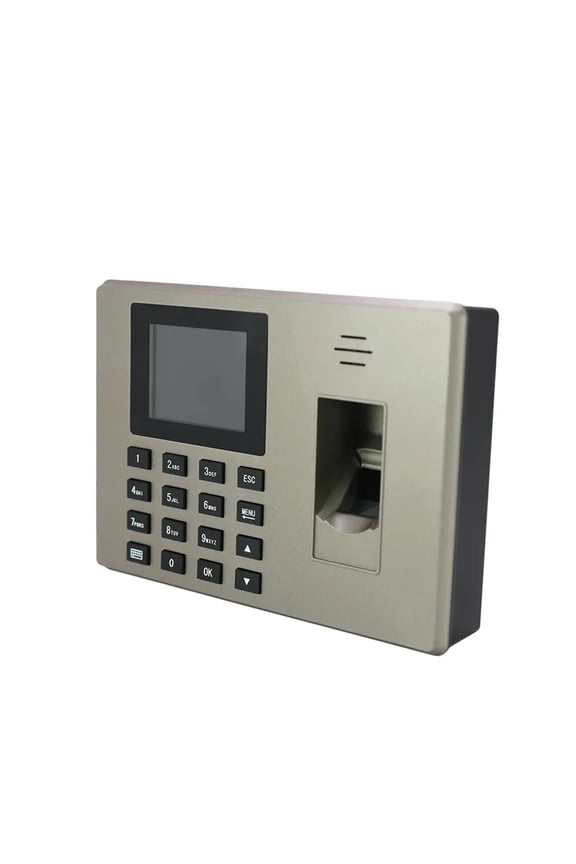 Biometric fingerprint punch usb time clock office attendance system recorder timing employee machine multi-language -gold