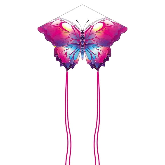 Biomimetic Butterfly Kite, Large Easy Fly Kite for Adults and Youngsters with Long Flowing Tail, Outdoor Park Beach Activity Toy, Fun Spring Gift