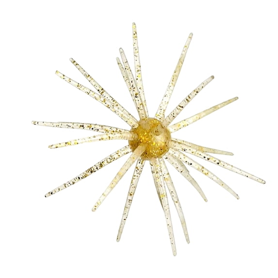 Biomimetic Sea Urchin | Sea Bass Fishing Lures | Floating Simulation Seas Urchin Dice Baits for Bass Fishing | Artificial Squirm Fuzzy Dice Fishings Soft Lure Bait Accessories for Saltwater, Shore