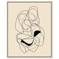 thumbnail image 1 of Biomorphic Rhythm I Canvas Print Minimalist Art by Art Remedy, Silver Frame, 24 x 30, 1 of 6
