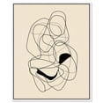 thumbnail image 1 of Biomorphic Rhythm I Canvas Print Minimalist Art by Art Remedy, White Frame, 16 x 20, 1 of 6