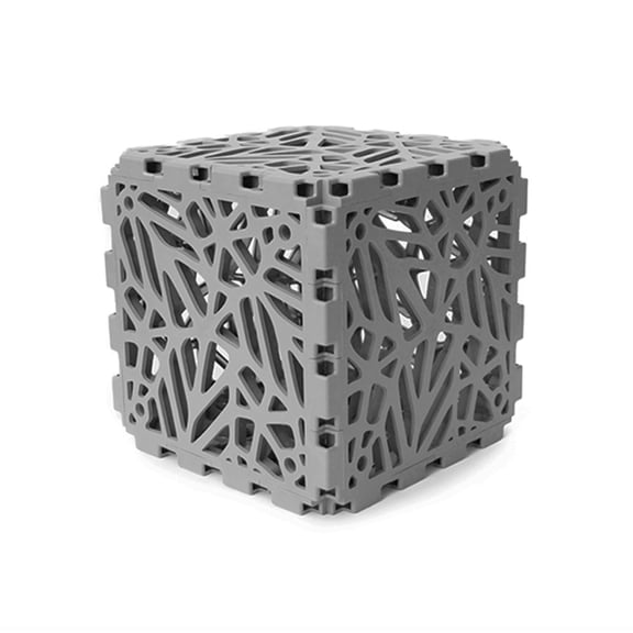 Bion Modular Cube – 10-Cube Set | Solid Structural Blocks for Furniture & Décor – Grey