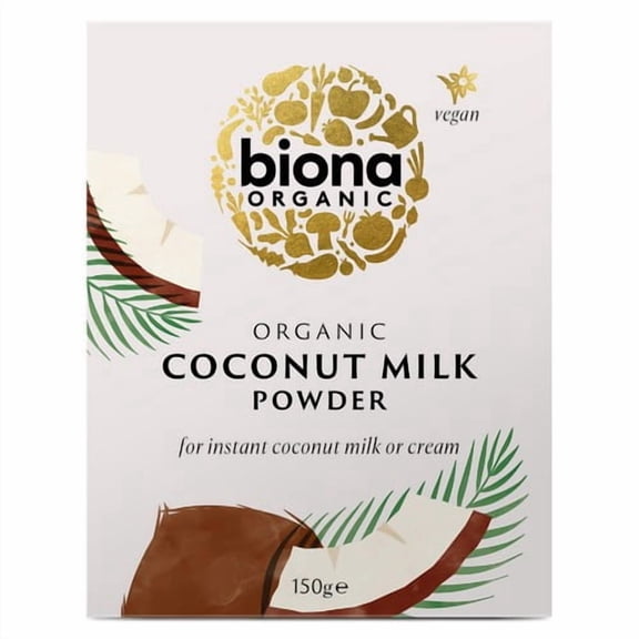 Biona Organic Coconut Milk Powder 150g, British Import (Pack of 6)
