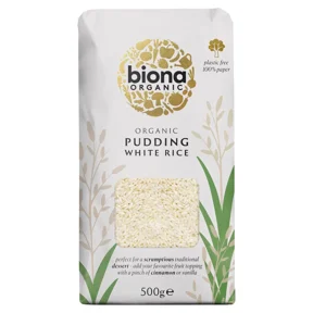 Biona Organic Pudding Rice 500g - British Pudding Rice