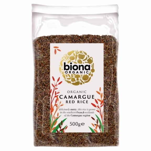 Biona Organic Red Camargue Rice 500g, British Import (Pack of 3)