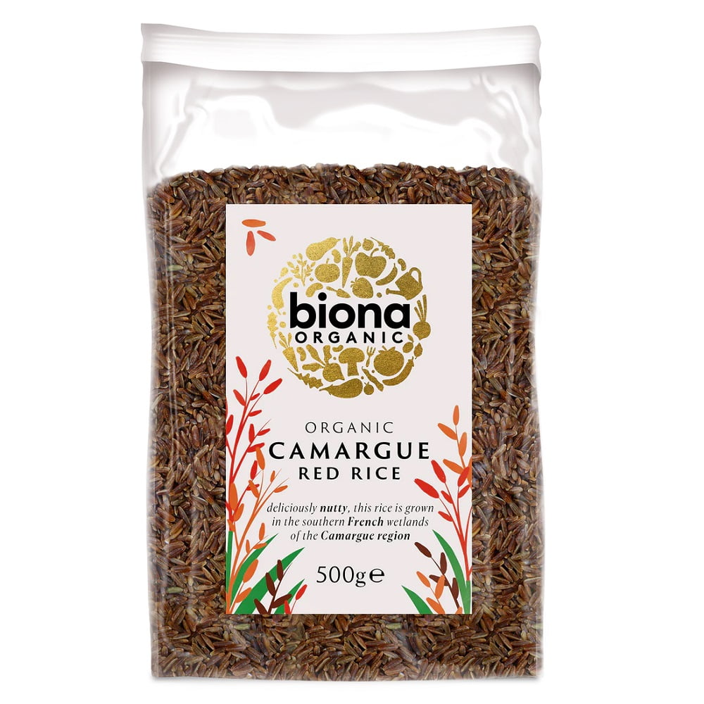 Biona Organic Red Camargue Rice 500g (Pack of 2)