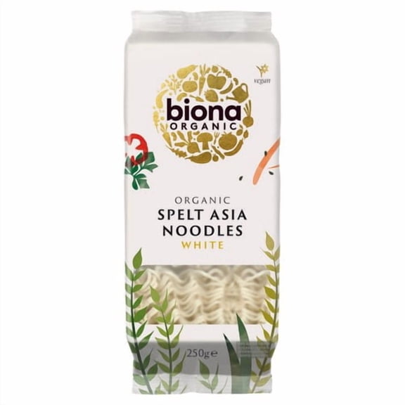 Biona Organic Spelt Noodles 250g, British Import (Pack of 3)