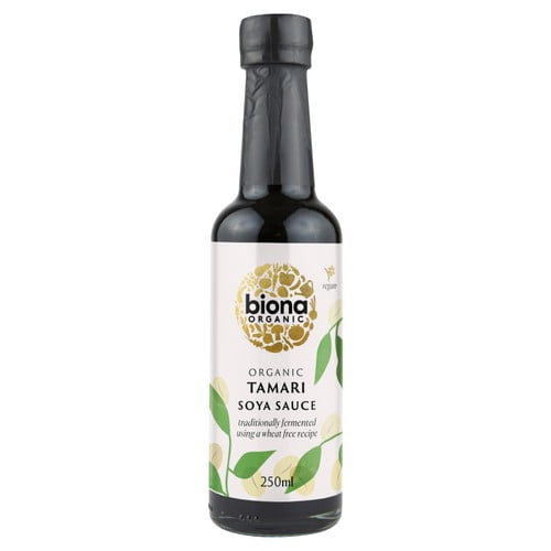 Biona Organic Tamari Soy Sauce 250ml, British Import (Pack of 2)