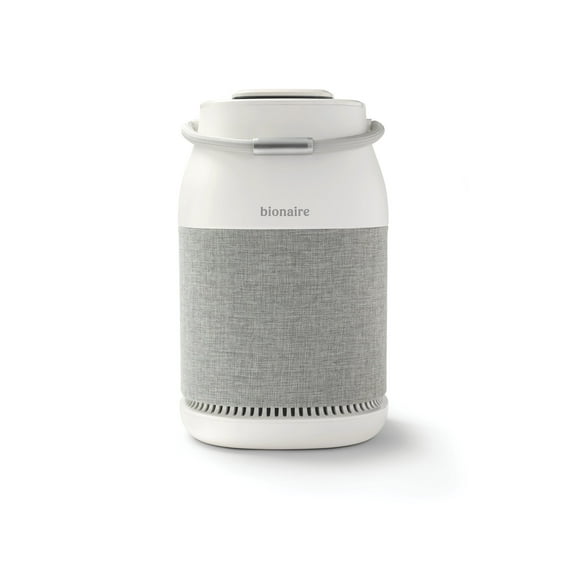 Bionaire 360 True HEPA Air Purifier with UV Light and Optional Ionizer for Medium-Sized Rooms up to 840 sq. ft, White