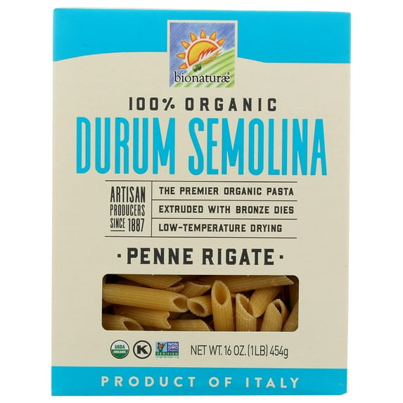 Bionaturae Organic Penne Pasta 16 oz (Pack Of 12)