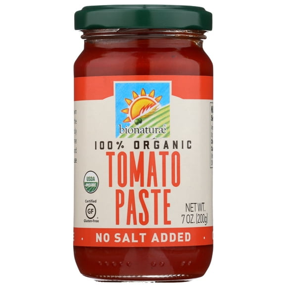 Bionaturae Organic Tomato Paste, 7 Oz, Jarpack of 12