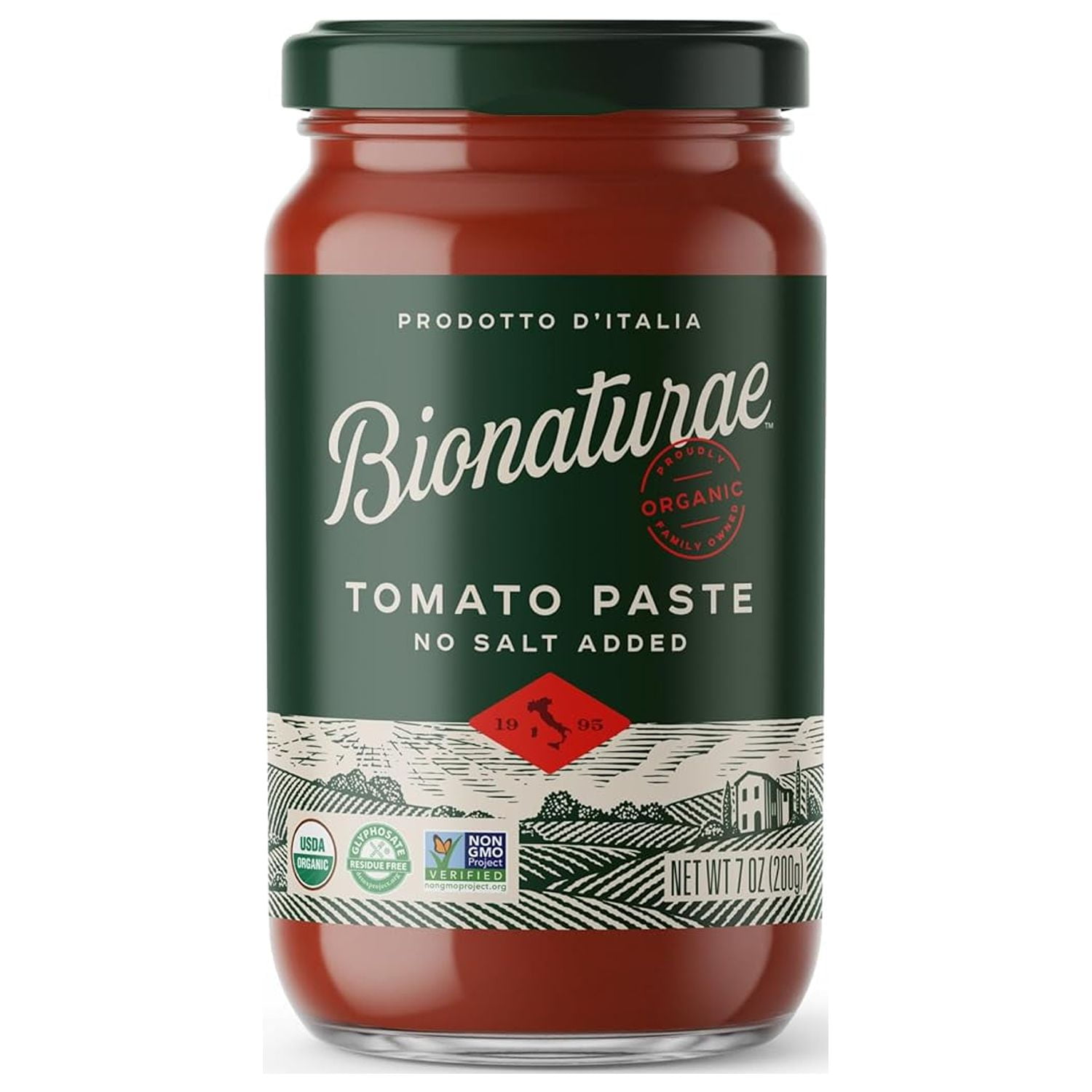 Bionaturae Organic Tomato Paste No Salt Tomato Paste, Tomato Paste in