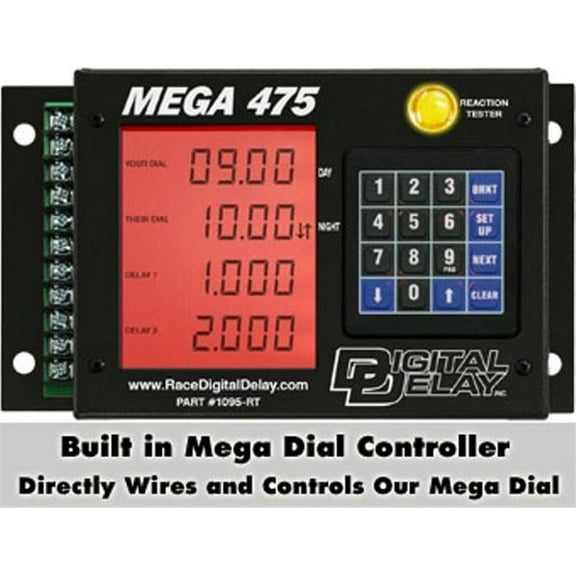 Biondo Racing Products BRPDDI-1095-BR Mega 475 Delay Box with Dial Board, Black & Red
