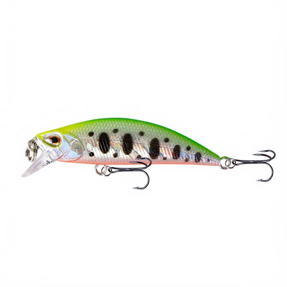 Bionic Fishing Lure with Realistic Scale Texture and Weighted Treble Hooks, Sinking Minnow Bait for Freshwater Saltwater Bass and Crappie Fishing, Thoughtful Present for Anglers,