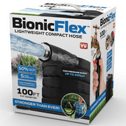 BIONIC FORCE Bionic Flex Garden Hose – Flexible, Lightweight Heavy-Duty Garden Hose made of High Performance MXZ-7 Fiber with Crush Resistant Aluminum Fittings - 5/8 in. Dia. x 100 ft., As Seen on TV