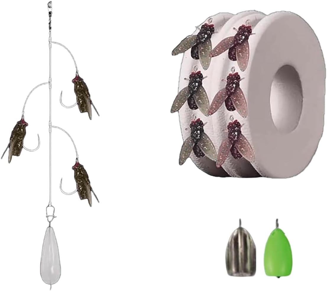ODS Bionic Trout Fishing Lure - 3.5" Segmented Swimbait With Soft Tail & Mouth-Opened Design (3 Pack)