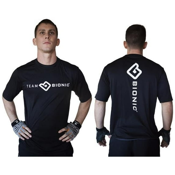Bionic Glove ATTB-BKL Team Bionic Apparel, Black, Large