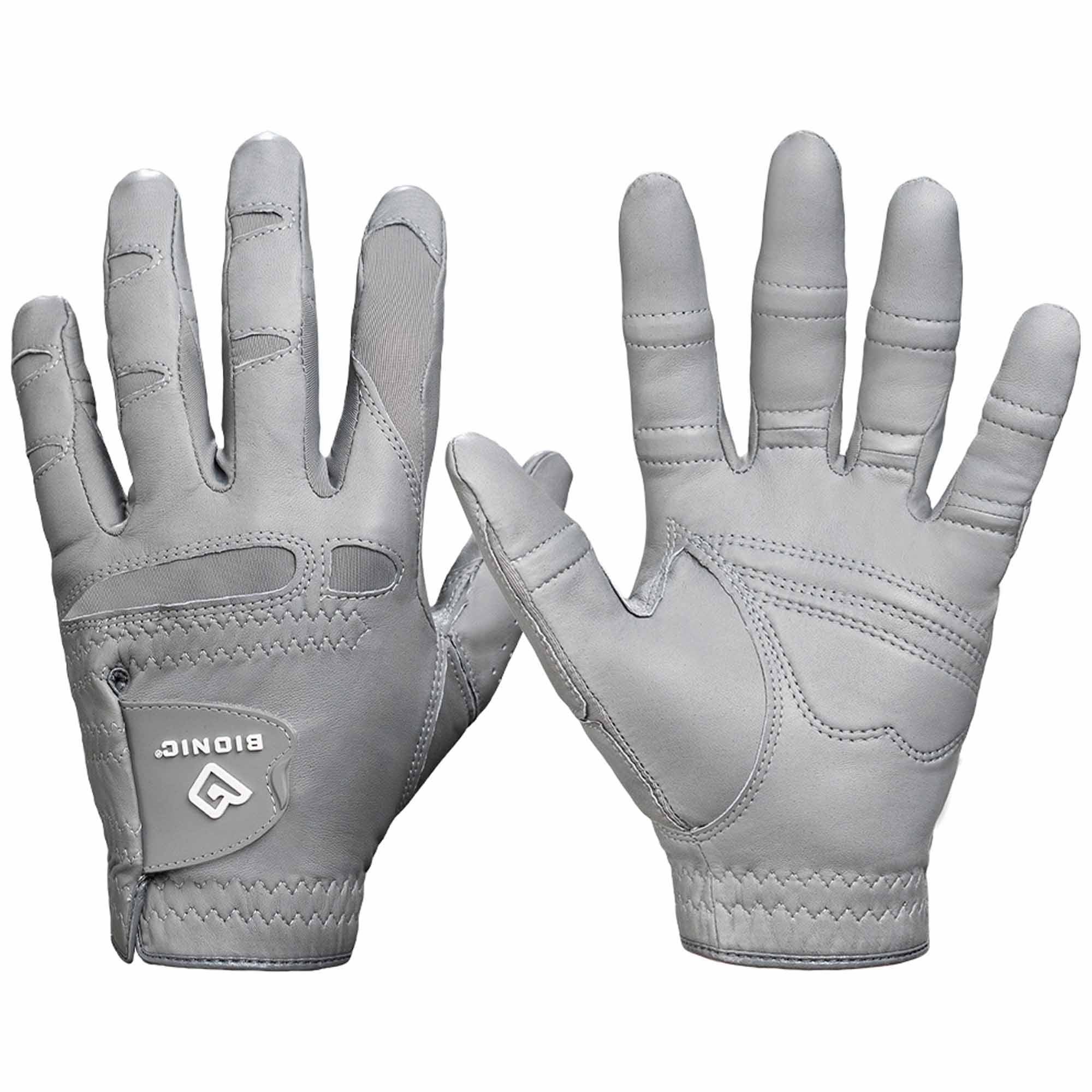 Bionic Gloves Men's StableGrip Golf Left Gray XLarge