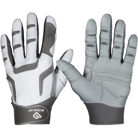 Bionic Men's Left Hand Relief Grip 2.0 Golf Glove - M/L - Silver