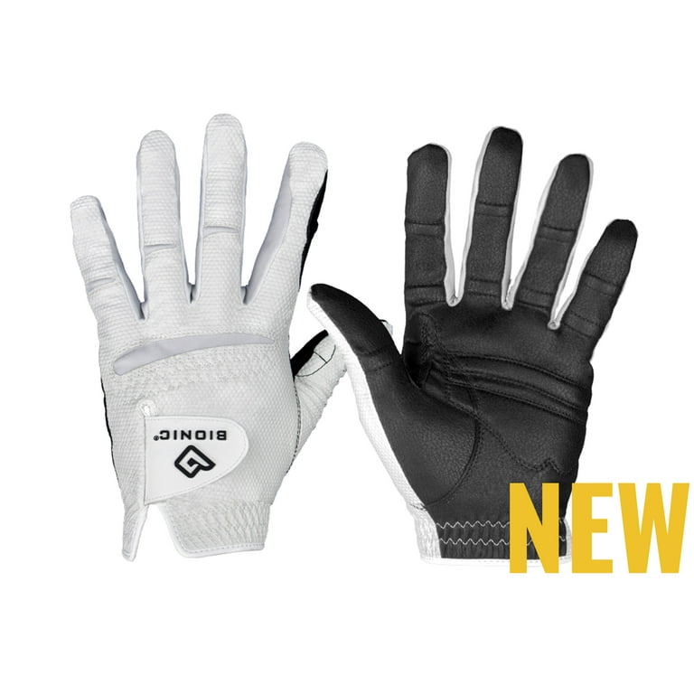 Bionic Gloves Men s RelaxGrip 2.0 Golf Glove Left Hand Black Cadet Medium Large