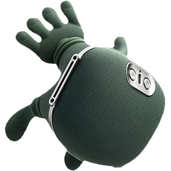 Bionic Heated Massager Master, Tissue Shiatsu Electric Massage for Shoulder,Massage Neck with 4D Kneading, Ergonomic Hand-Like Design for Deep Tissue Pain Relief (Green)