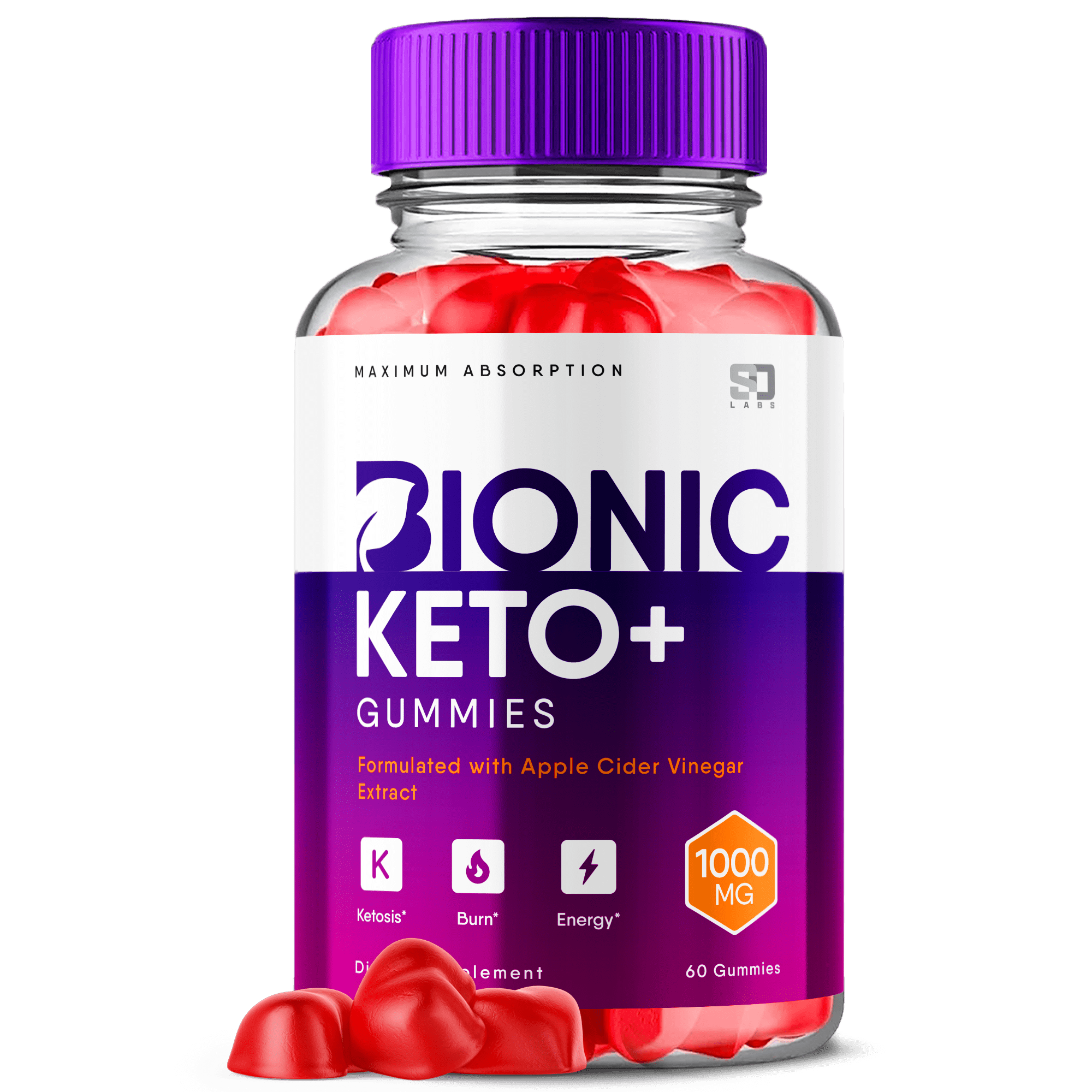 Bionic Keto ACV Gummies Apple Cider Vinegar Supplement for Energy