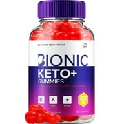 Bionic Keto ACV Gummies - Bionic Apple Cider Vinegar Gummy Supplement for Energy - Bionic Keto Gummies Dietary Supplement (60 Gummies)