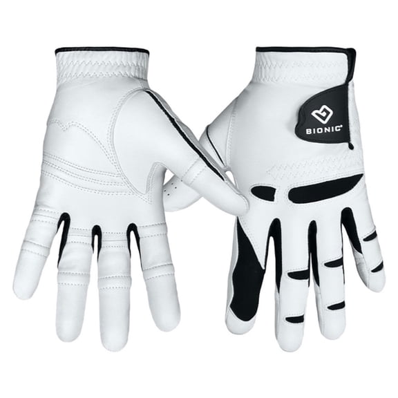 Bionic Golf StableGrip Natural Fit 2.0 Left Hand Glove White Large