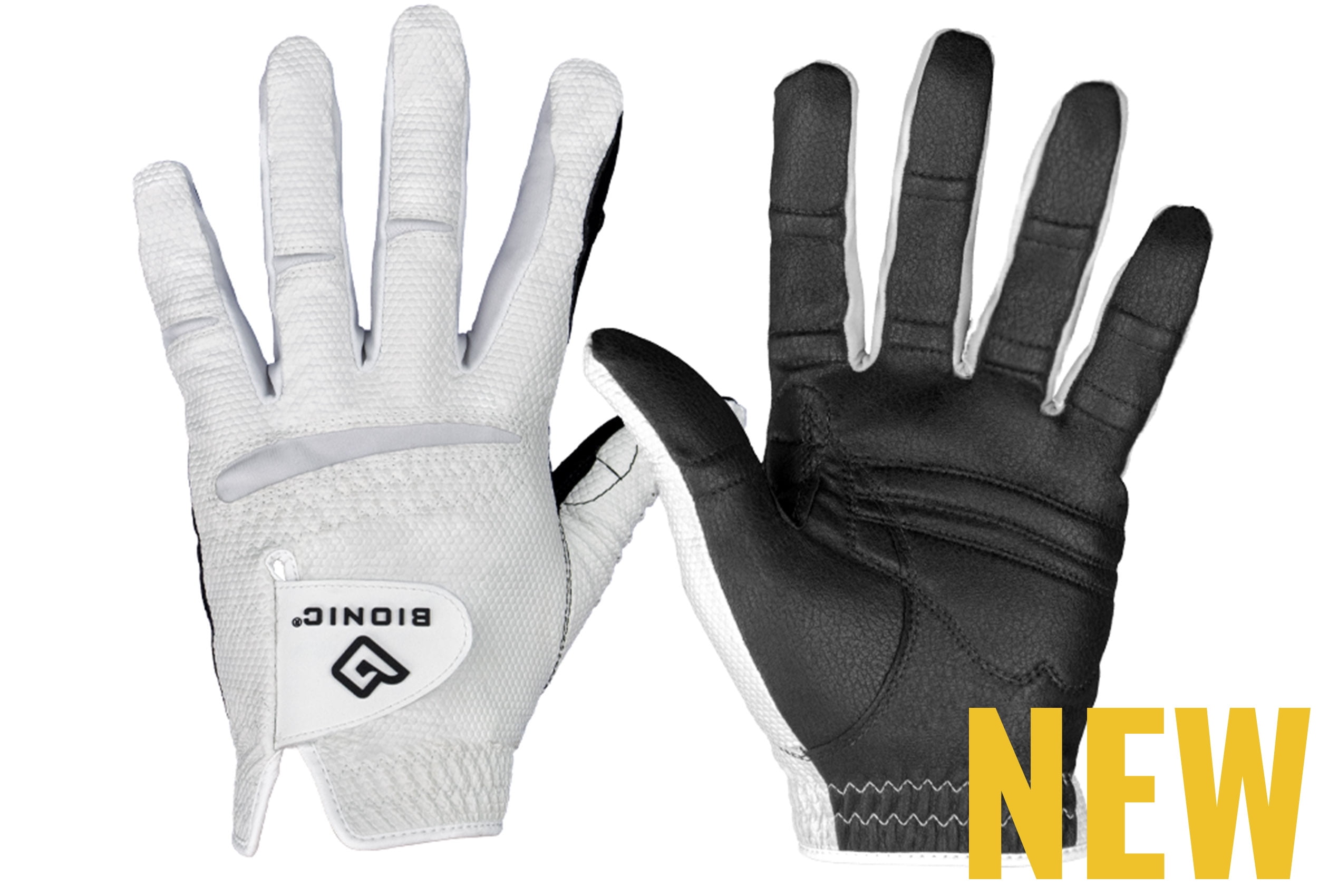 Bionic Men's Right Hand Relax Grip 2.0 Golf Glove - Medium - Black