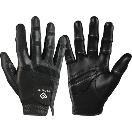 Bionic Men's StableGrip Natural Fit Right Hand Golf Glove - Small - Black