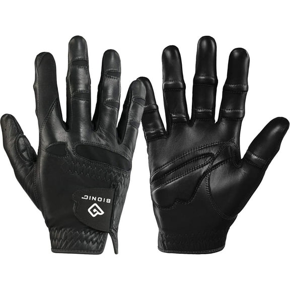 Bionic Men's StableGrip Natural Fit Right Hand Golf Glove - Small - Black