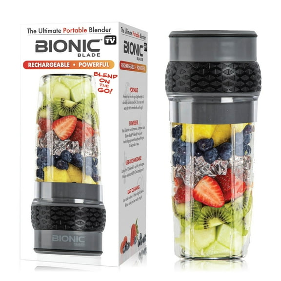 Bionic Smoothie Blender Personal Portable Rechargeable Blender Juicer Protein Mikshake Baby Food Maker Gunmetal Gray
