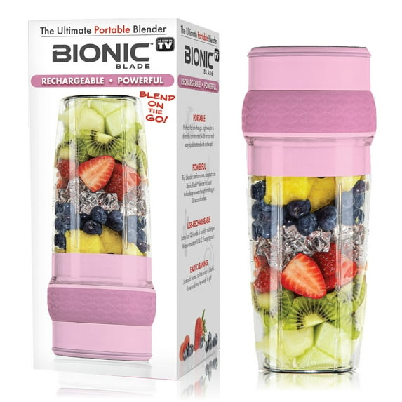 Bionic Smoothie Blender Personal Portable Rechargeable Blender Juicer Protein Mikshake Baby Food Maker Pink