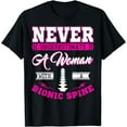 thumbnail image 1 of Bionic Spine Surgery Survivor Back Spinal Fusion Recovery T-Shirt, 1 of 4