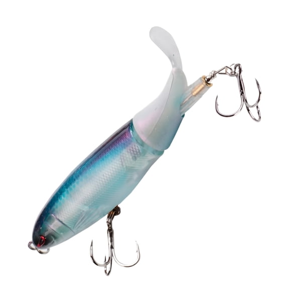 Bionic Spoon Long Casting Fishing Lure, Floating Hard Bait with Treble Hook for Freshwater Saltwater Outdoor Angling Use for Bass