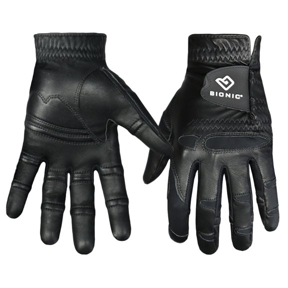 Bionic Men's Left Hand Stable Grip 2.0 Golf Glove - Large - Black