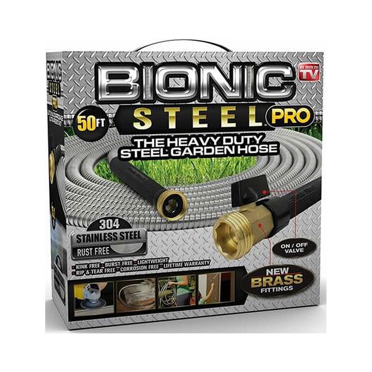 Bionic Steel 0.62 in. Dia. x 50 ft. Pro HeavyDuty Stainless Steel